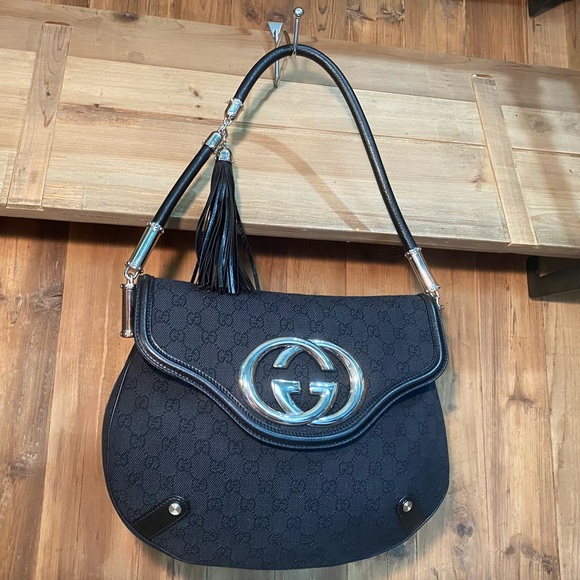Gucci Hobo Bag NWOT Black - Picture 1 of 15